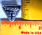 Triumph Pin Vintage Collectible Old British Motorcycle Pinback Biker Memorabilia