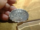Victorian Sterling Silver Scalloped Floral Pin - 1 5 8  