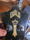    vintage Guild Bass Guitar Headstock Broken Neck   Schaller Tuners Parts Repair