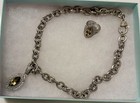 Judith Ripka Ss Smokey Quartz Cz Pendant W  20    Hvy Ss Chain   Citrine Cz Ring 6