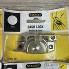 Lot Of 4 Vintage Stanley Sash Window Locks Brass Plated Cd7073 Nos New On Card