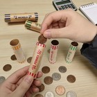 136 Pcs Preformed Coin Roll Wrapper Tubes For Quarters Pennies Nickels Dimes