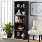 5-shelf Multimedia Storage Cabinet Organizer Movie Tower Stand Cd Dvd Media Rack