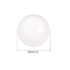 30mm Dia Acrylic Ball Clear Sphere Ornament Solid Balls 1 2 