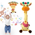 Dancing Giraffe Stuffed Animal Baby Toys Singing Song Toddlers Toy Repeats Wh jq