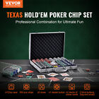 500-piece Poker Chip Set With Aluminum Case Cards 11 5 Gram Casino Chips