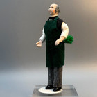 Artisan Jill Nix Porcelain Doll Butler Shop Keeper Vtg Dollhouse Miniature 1 12