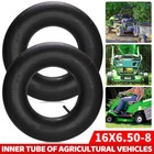 Pair Of 16x6 50-8 Heavy Duty Inner Tube For Lawn Mower Tractor Garden Carts Tire