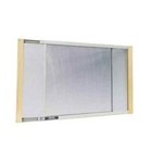 25 In  X 10 In  Grey Aluminum Adjustable Window Screen