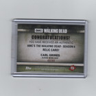 Walking Dead Season 6 Chandler Riggs carl Grimes Relic Card   99 