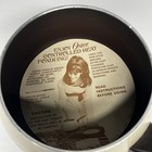 Vtg 70s Oster Retro Mid Century Duraceramic Brown Electric Fondue Pot Model 683e