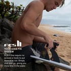Fcs 2 Ci Pc Tri-fin Set White-flame M
