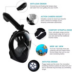 Anti Fog Underwater Snorkeling Full Face Swimming Mask Set Scuba Diving