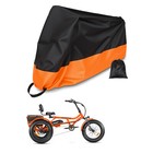 Waterproof Bicycle Cover Bike Cover With Lock Holes Rain Dust Sun Uv Protector