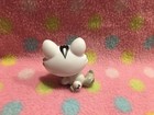 Littlest Pet Shop Lps Cat Black   White W  Brown Eyes Hasbro Cute  New 