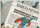 1988 Vintage Rare Dick Giordano Superman 50th Anniversary Art Poster   Dc Comics