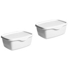  2 Pieces Plastic Square Box Baby Tissue Cover Holder Wipes For Bathroom