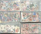 South Africa Stamp Collection  12 Glassines Stuffed With Stamps  Unchecked
