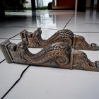Large Dragon Corbel Unique Wall Bracket Rustic Fireplace Corbel Shelf