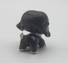 Littlest Pet Shop White And Black Dog Green Eyes Lps