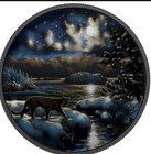 2017  30 Animals In The Moonlight  Cougar - Pure Silver Coin