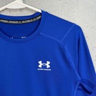 Under Armour Heatgear Compression Shirt Adult Large Blue Long Sleeve