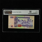 2021 Belize Central Bank 2 Dollars Pick 66g Pmg 66 Epq Gem Unc
