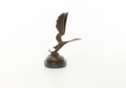 Bronze Sculpture Art Deco Stork Car Mascot After Ren   Lalique