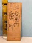 Frisco Railway 5000 Miles Of Track In 8 States Billboard Matchbook