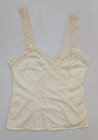 Richform Vintage Women s Camisole Tank Top Size M Cream Lace Trim Cami