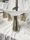 2 Mid-century Modern Emerson Lights By Imperialites Vintage 6 Bulbs 50 s  read 