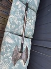 Double Bladed Solid Steel Battle Axe  Halloween Vintage Cosplay Renaissance