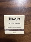 Texas Jet Matchbook Unstruck