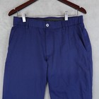 Under Armour Ua Golf Pants Showdown Straight Leg Mens Size 32 32 Blue
