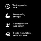 3m 74ca Epoxy Adhesive  Foam Fast 74ca Series  Gray  19 Oz  Tube