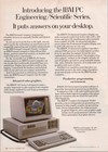 Ibm Pc Engineering scientific Series Vintage Original 1985 2pg Color Print Ad