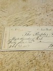 Antique Cancelled Check 1890 The People   s Bank New York City