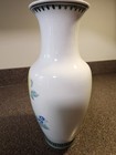Antique  Chinese Porcelain Familoe Rose Vase Flowers Landscape 9   h