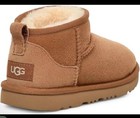 New Ugg Toddler Classic Ultra Mini Chestnut Size 10 C 10c Boots Shoes Slip On