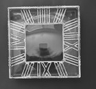 Tiffany   Co Square 8x8    Atlas Roman Numerals Catchall  Ashtray  Rare Vintage