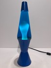 2001 Lava Lite Model 9403 Electric Series Lava Lamp - White   Blue