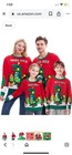 Giggling Getup Ugly Christmas Sweater Tree Rex Dinosaur Led Light Up Women   s Sm