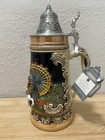 King Edition German Beer Stein Pewter Lid Hand Painted Coa Wien Vienna Mug