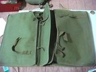Vintage Green Canvas Military Surplus Style Messenger Bag Bicycle Pannier-cn035