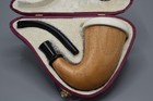 Xl Size Calabash   Sherlock Holmes Pipe New Block Meerschaum W Case 1496