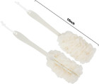 Evmliy Back Scrubber For Shower  Loofah Sponge Brush Exfoliating Body  Long Hand