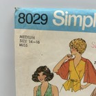 Vintage 1977 Simplicity  8029 Sewing Pattern  Misses Halter Tops Size 14 - 16
