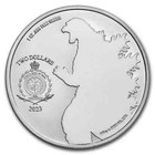 2023 Niue 1 Oz Silver Mothra Coin  in Capsule 
