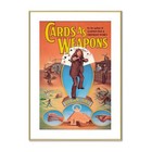 Ricky Jay Cards As Weapons Poster Reprint   Magic Poster Reprint