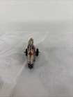 Vintage Litho Tin Friction Toy Military Police Motorcycle 1960s Made In Japan